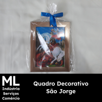 Imagem ilustrativa do quadro com a imagem de São Jorge.